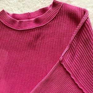 aerie Pink Oversized Sweater
